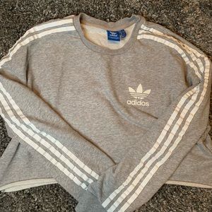 Adidas cropped crewneck